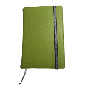 Kalendarz dzienny A-5 kolekcja SAMP58 zielony zapięcie na gumkę luźną  KDP-25SAMP58/ZIE/Z