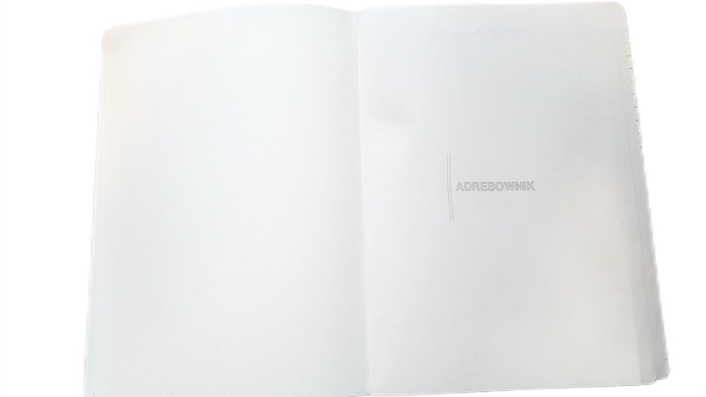 Adresownik Skorowidz zbliżony A4 notes Indeks A-Z Telefoniczny Drops Office