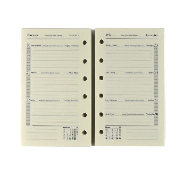 Okładka Organizer Premium 05, kolekcja PN czarny ORP-05PN/CZA/P Drops Office Collection