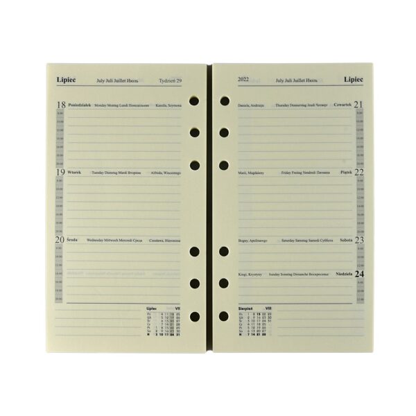 Okładka Organizer Premium 07, kolekcja CA czarny ORP-07CA/CZA/P Drops Office Collection