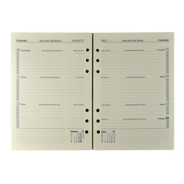 Okładka Organizer Premium 08, kolekcja GNZ czerwony ORP-08GNZ/CZE/P Drops Office Collection