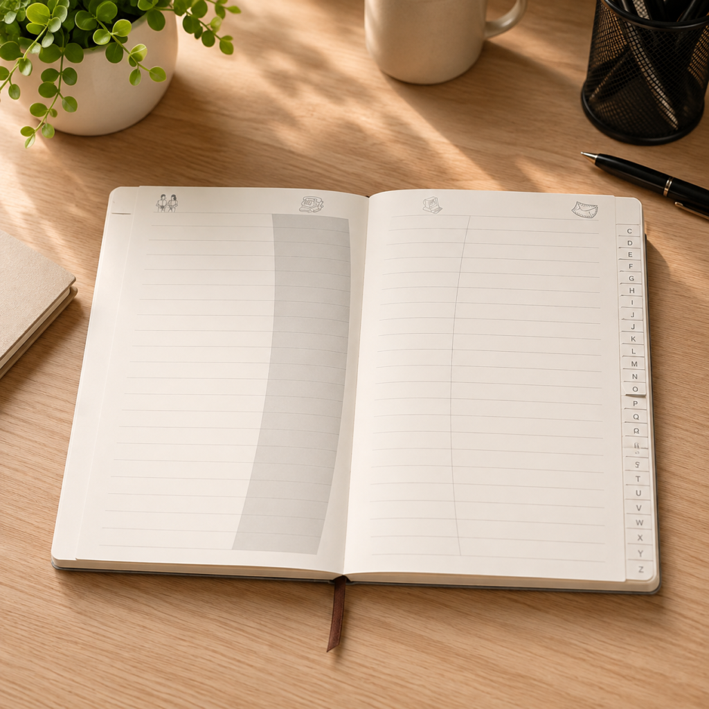 Adresownik Premium, kolekcja CBZ, wymienny wkład AP-16CBZ/CZE/Z Drops Office Collection